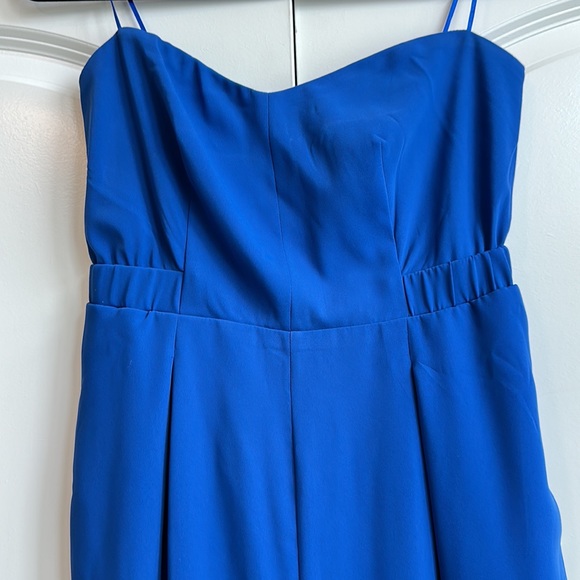 19 Cooper Strapless Blue Jumpsuit - Picture 2 of 7